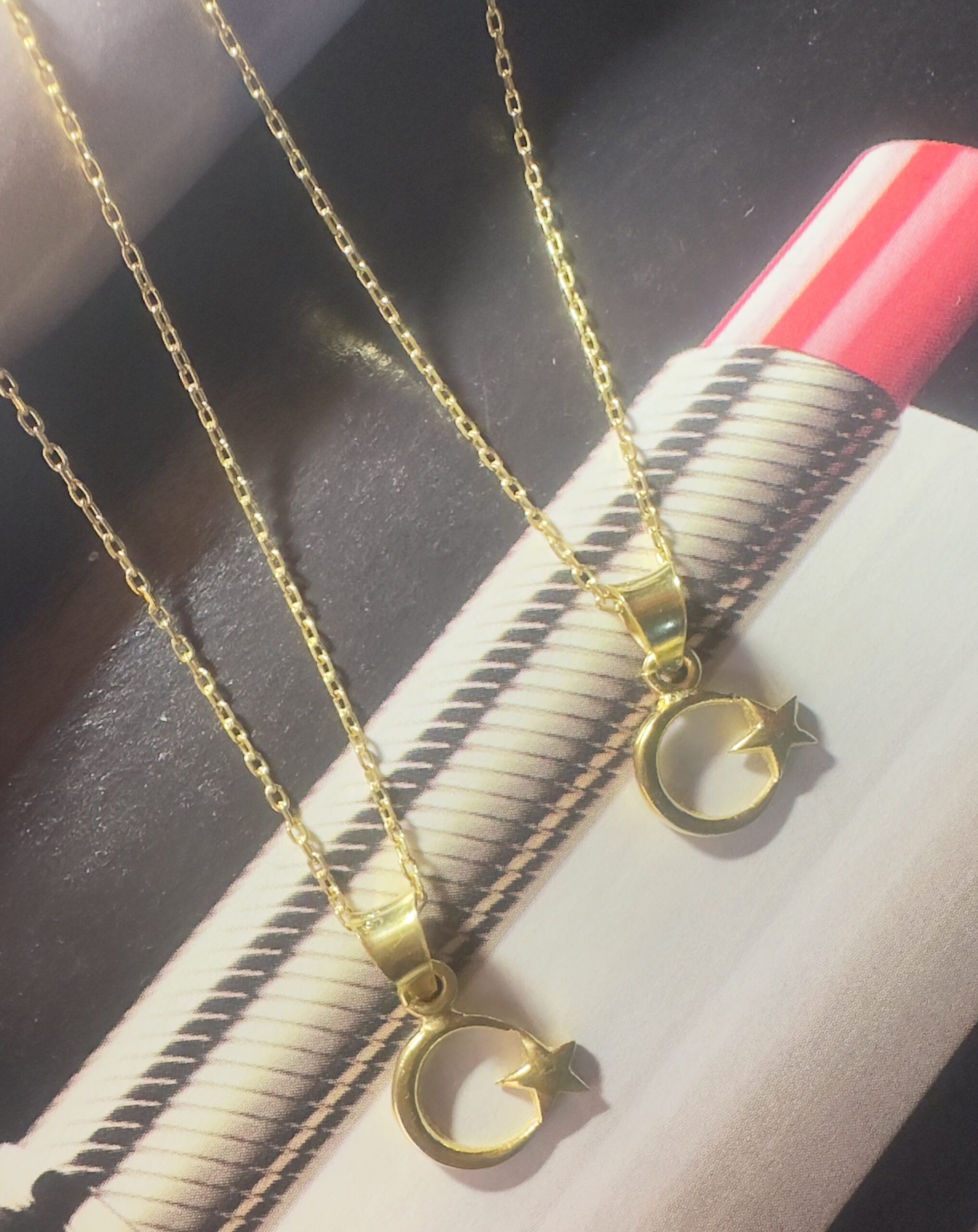 IMG_1326 Ay yıldız kolye - Görsel 1